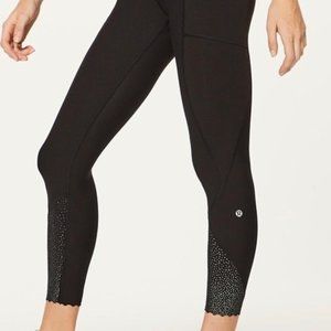 Lululemon Tight Stuff Tight II Reflective Ankle Leggings